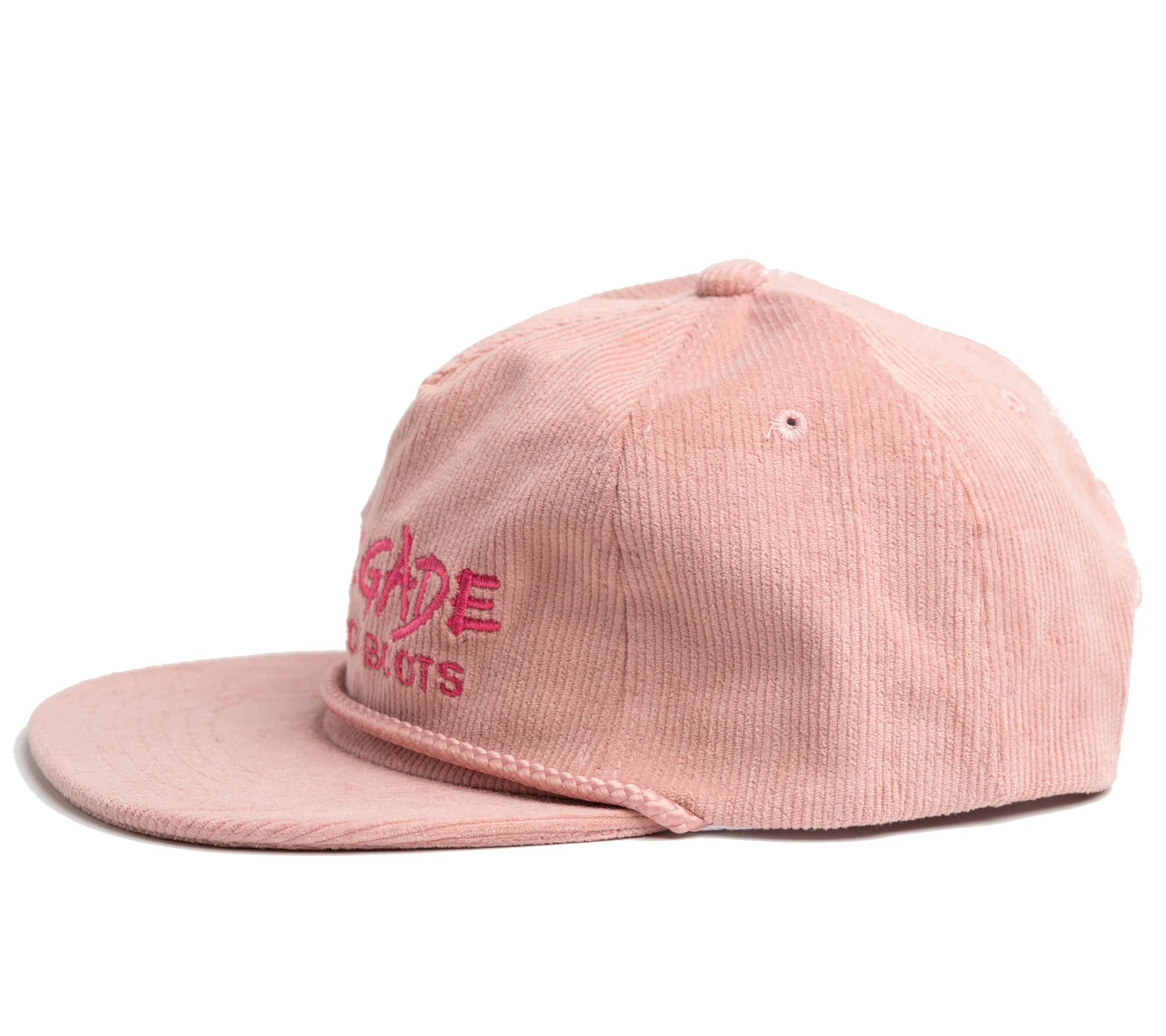 RenegadeĀ® Rope Corduroy Snapback Cap - Pink - Image 5