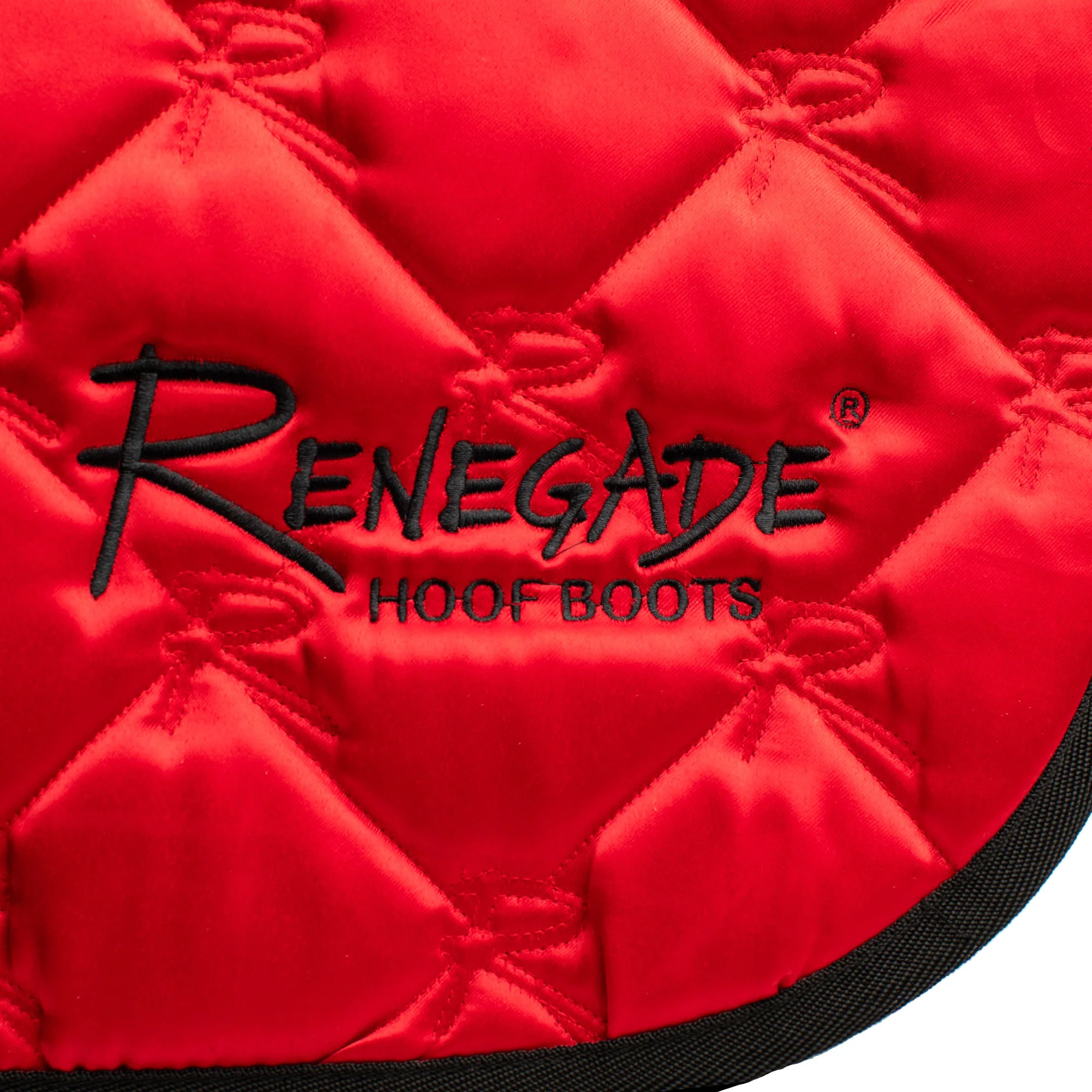 Renegade® Dressage English Saddle Pad - Scarlet Satin - Image 2
